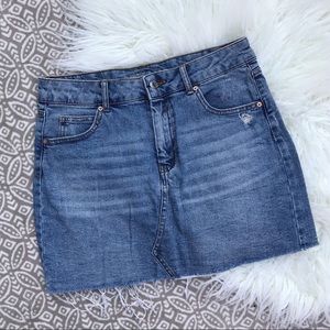Wild Fable Women’s Blue Jean Denim Mini Skirt 8